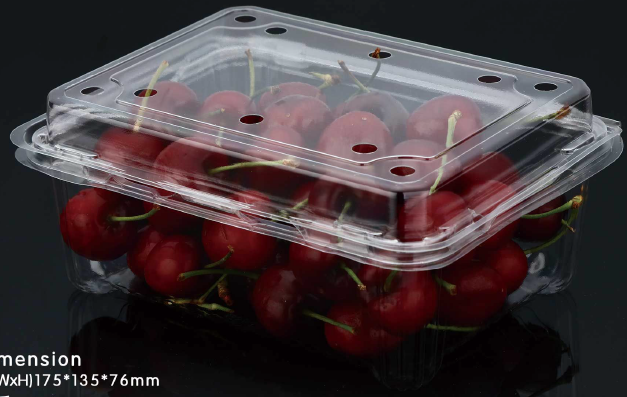 Plastic fruit packaging box STL-500M