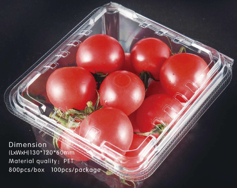 Plastic fruit packaging box HZ-250C1