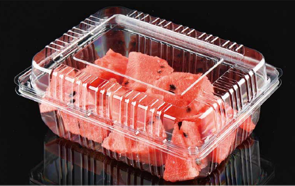Plastic fruit packaging box HZ-54