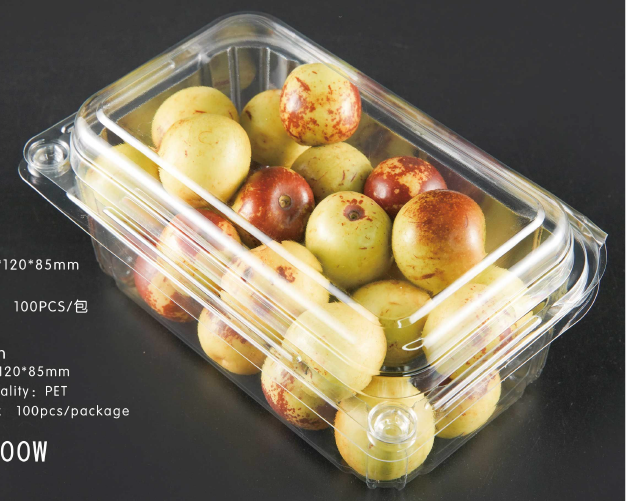 Plastic fruit packaging box HZ-500W
