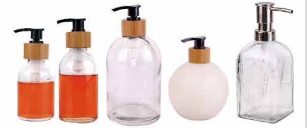 Glass hand sanitizer bottle SY-240