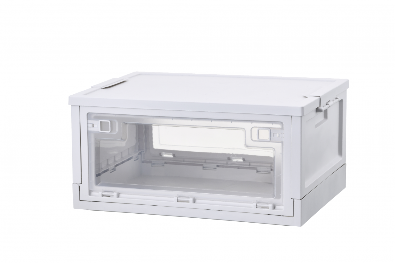 Large plastic folding storage box INFO 8006-1