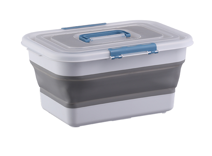 Plastic foldable storage box（18L） INFO 6047