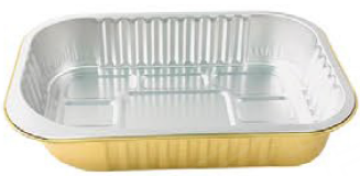 Aluminum foil color lunch box series  HZ-REC161A