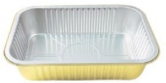  Aluminum foil color lunch box series  HZ-REC184M