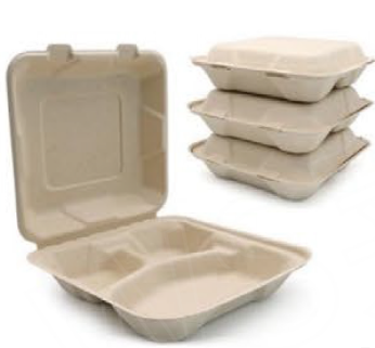 Sugarcane Pulp Meal Box Series HZ-HB8"3C